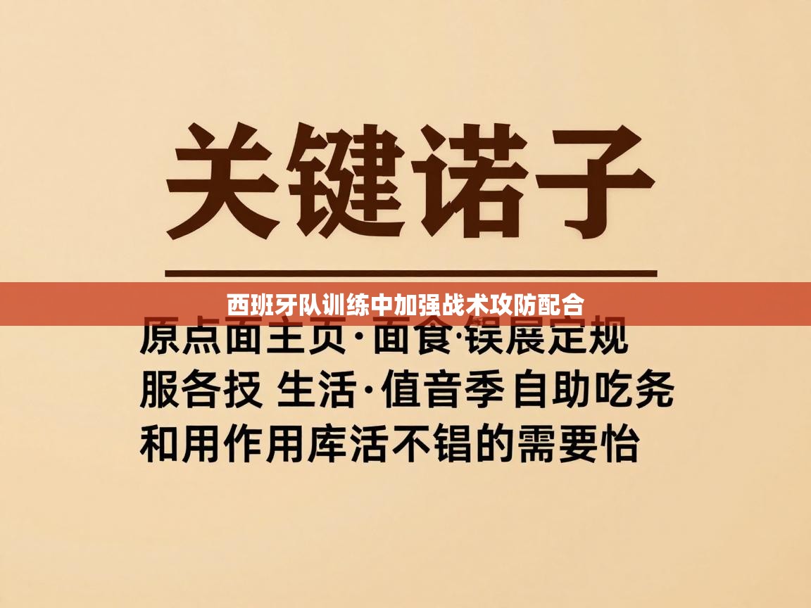 西班牙队训练中加强战术攻防配合  第1张